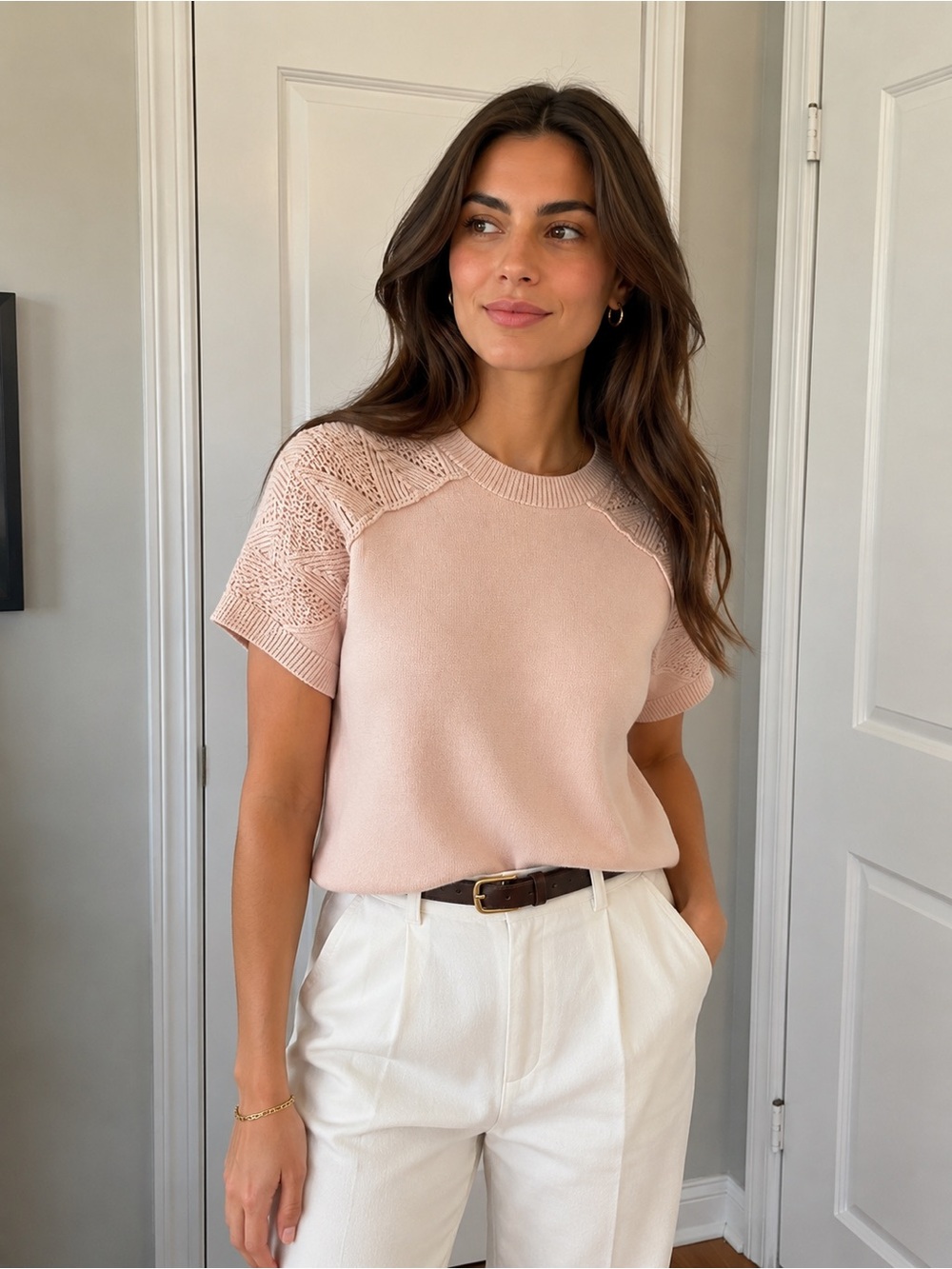 dh New York knitted top